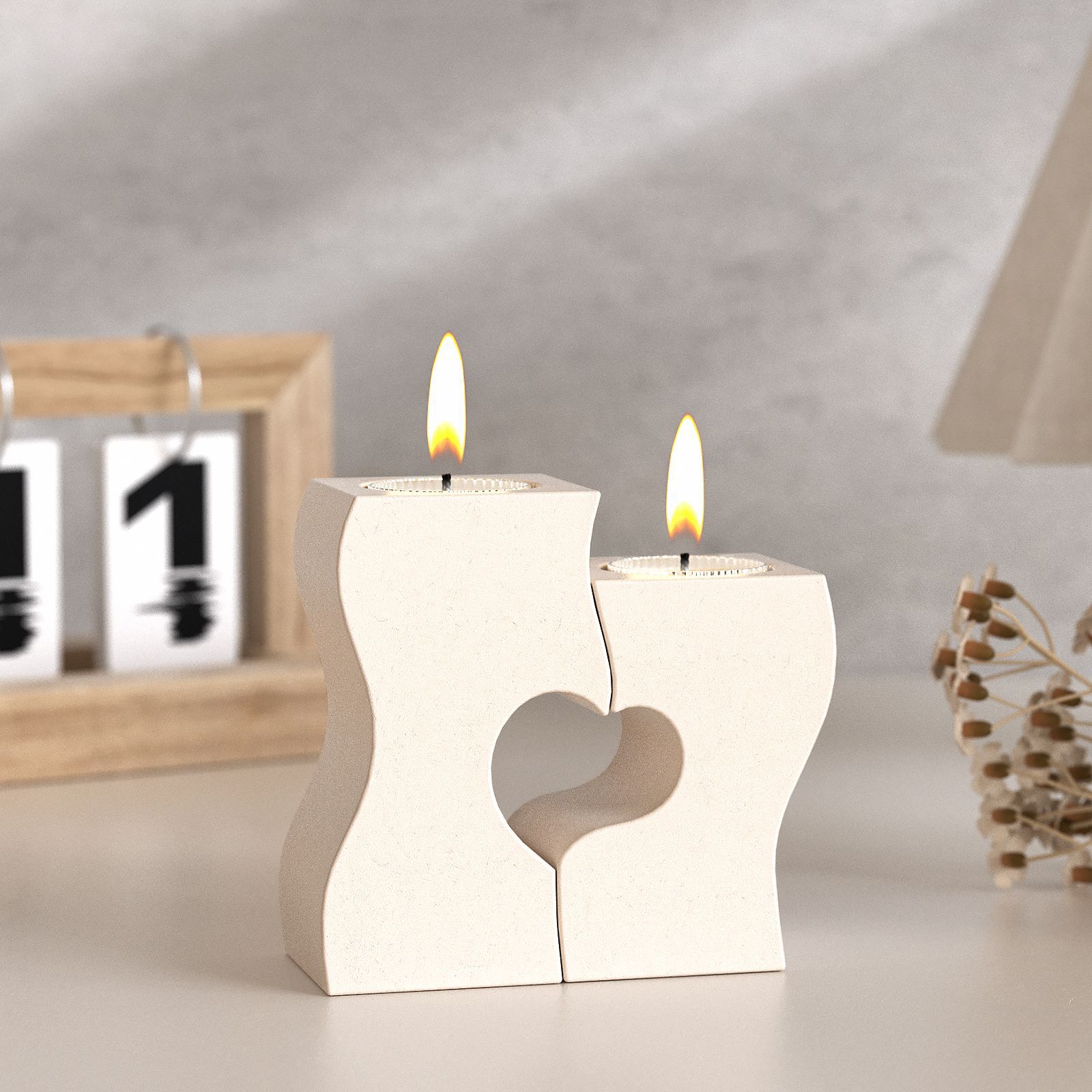 Candle Making Business - S Cetakan Silikon Lilin Hati DIY