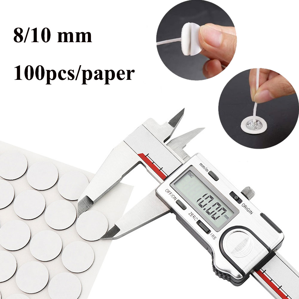 100 Buah 8MM 10MM Stiker Sumbu - Candle Making Bath ulasan dan harga