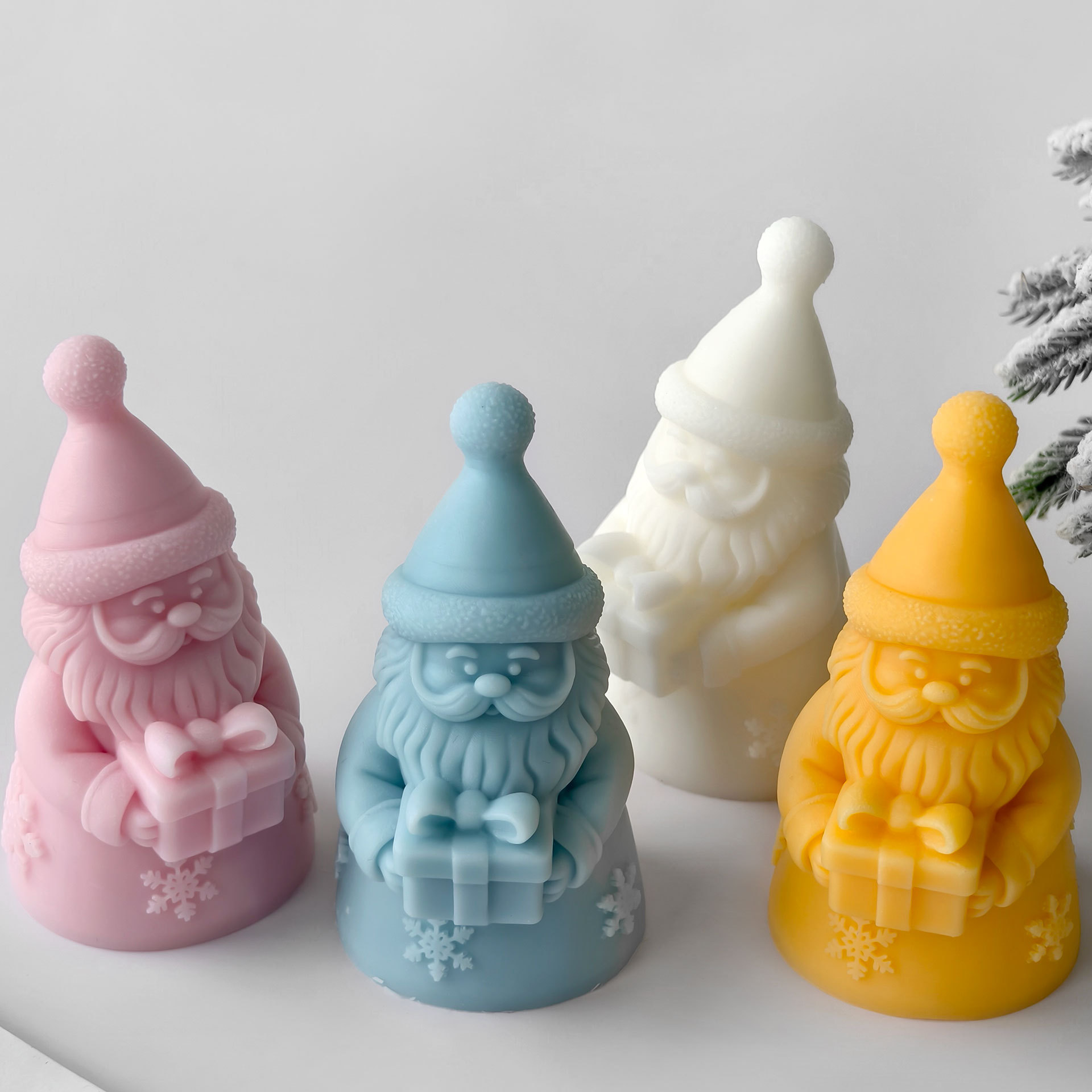 Kotak Hadiah Santa Klaus Cetak - Candle Making Reno ulasan dan harga