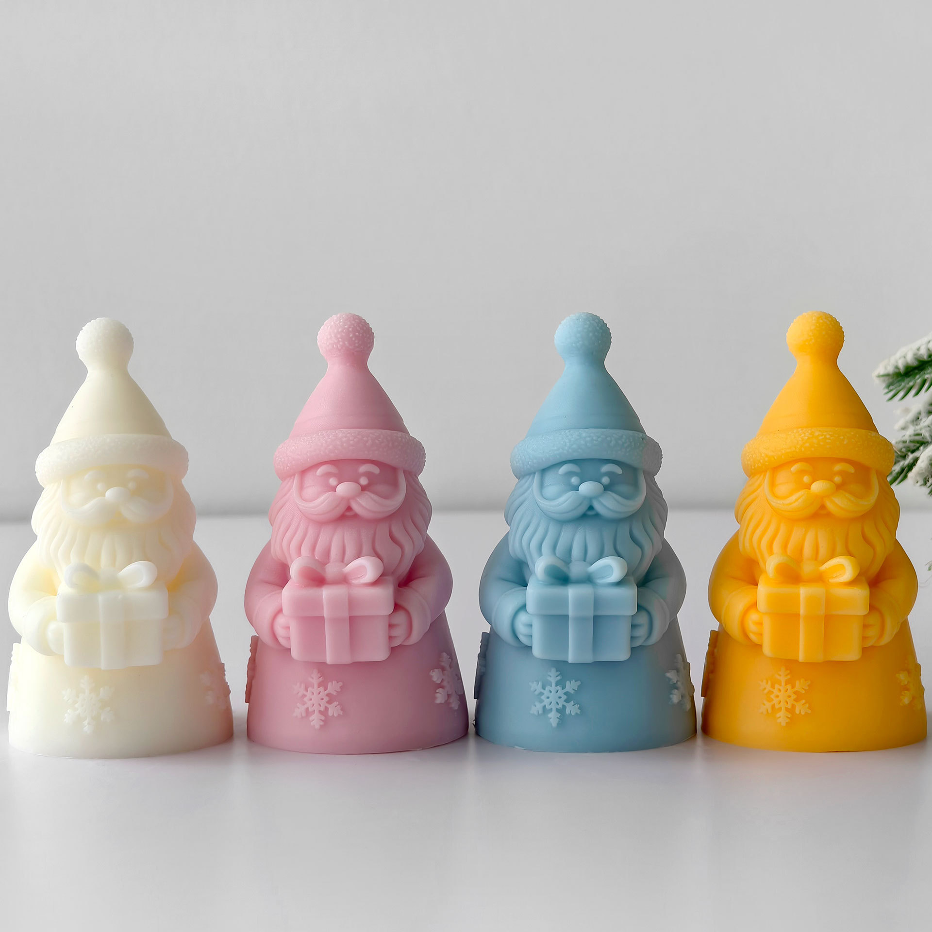 Kotak Hadiah Santa Klaus Cetak - Candle Making Reno ulasan dan harga