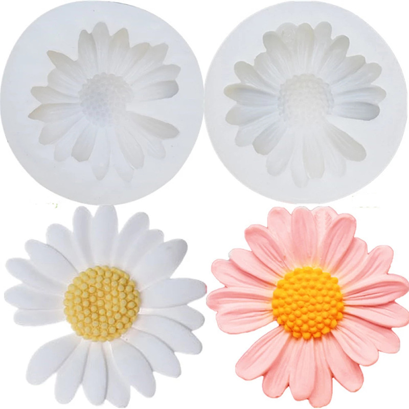 Cetakan bunga Daisy 3D cetakan - Candle Making Business ulasan dan harga
