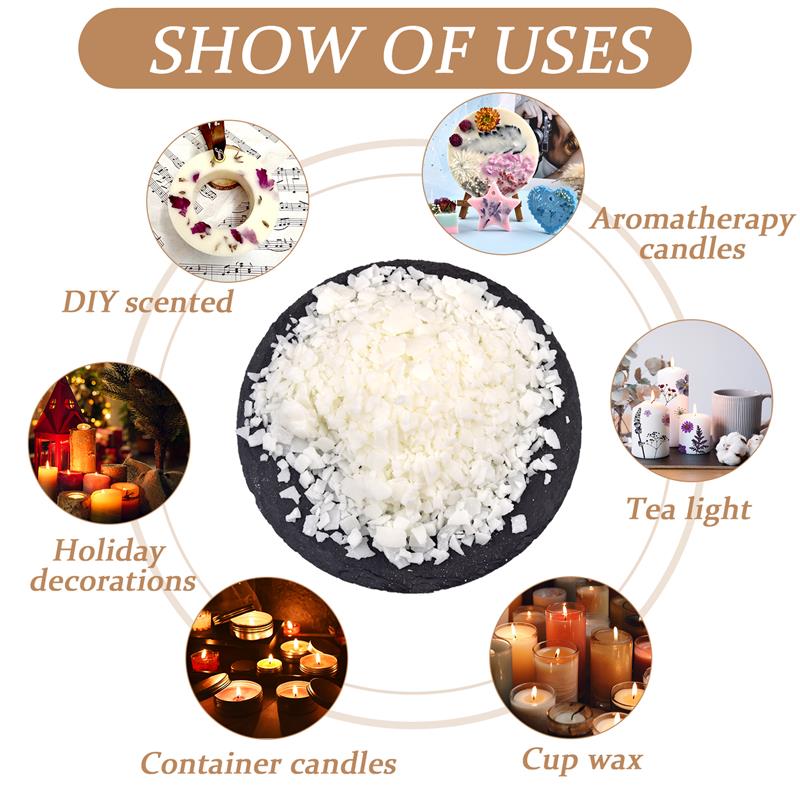 50-1000g lilin kedelai murni a - Candle Making Bath ulasan dan harga