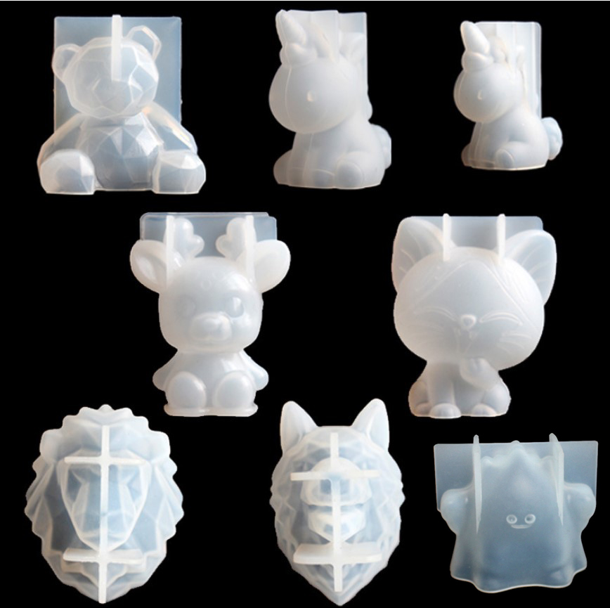 Transparan Unicorn Silikon Epo - Candle Mold Silicone ulasan dan harga